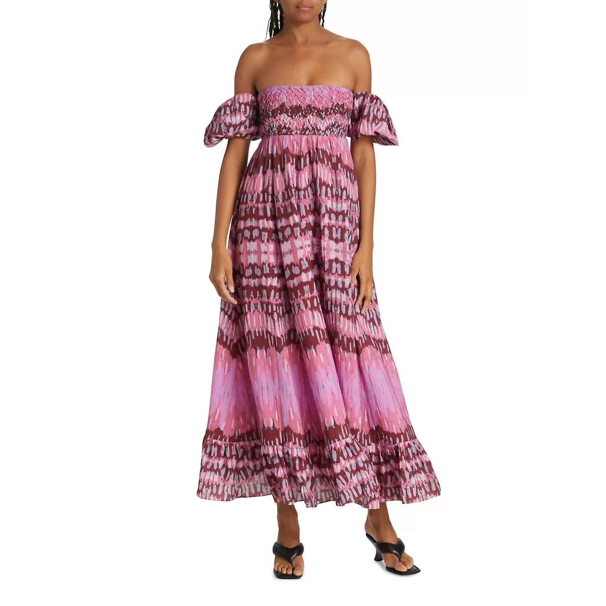 New Atelier The Vanessa Dress In Pink/Mauve